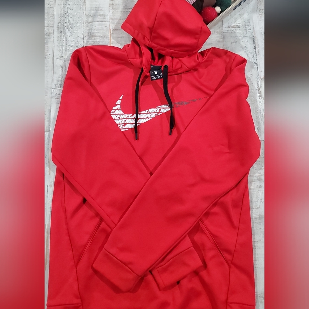 Size small, Red Nike hoodie